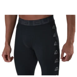 Tape Merino Wool Pants Black