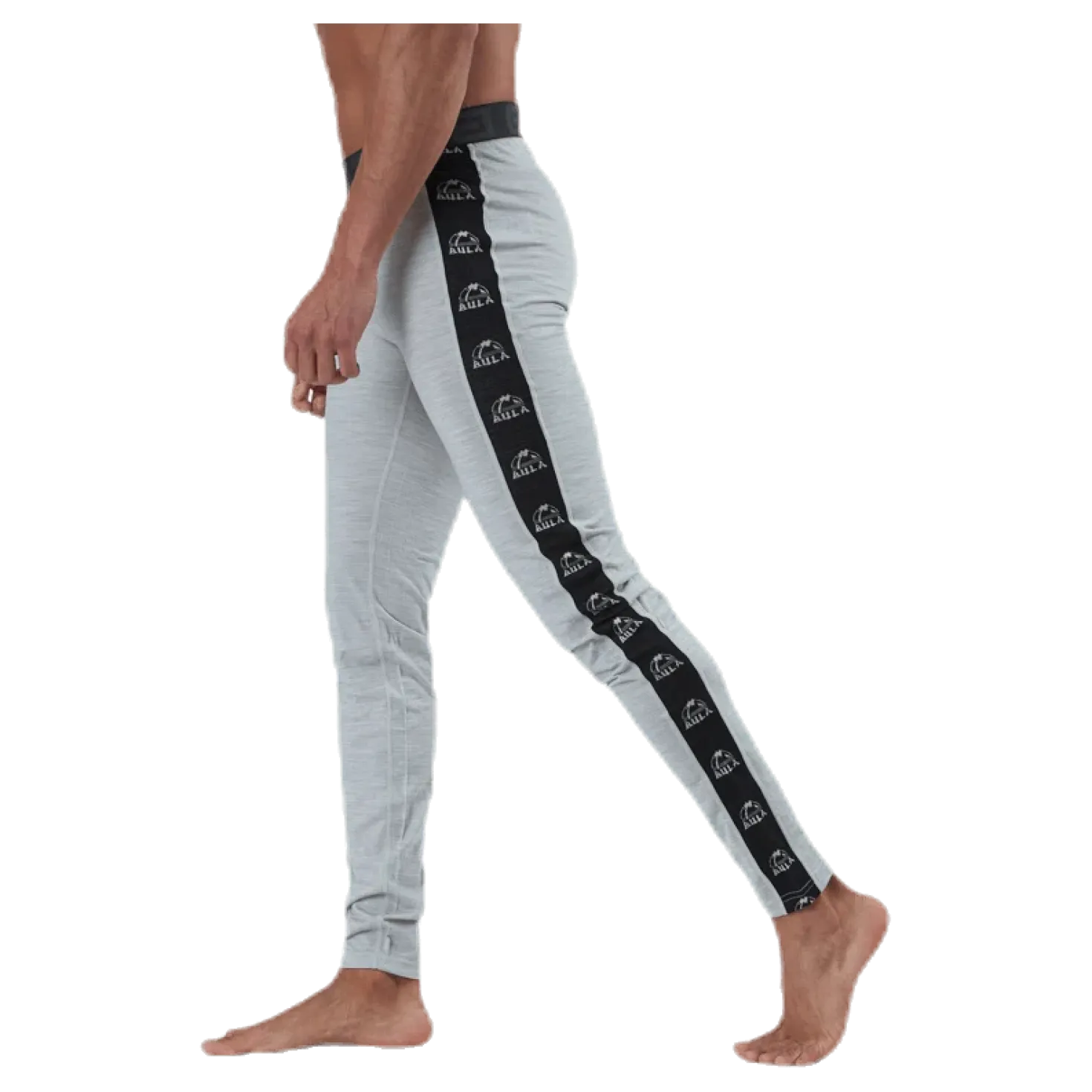 Tape Merino Wool Pants Grey