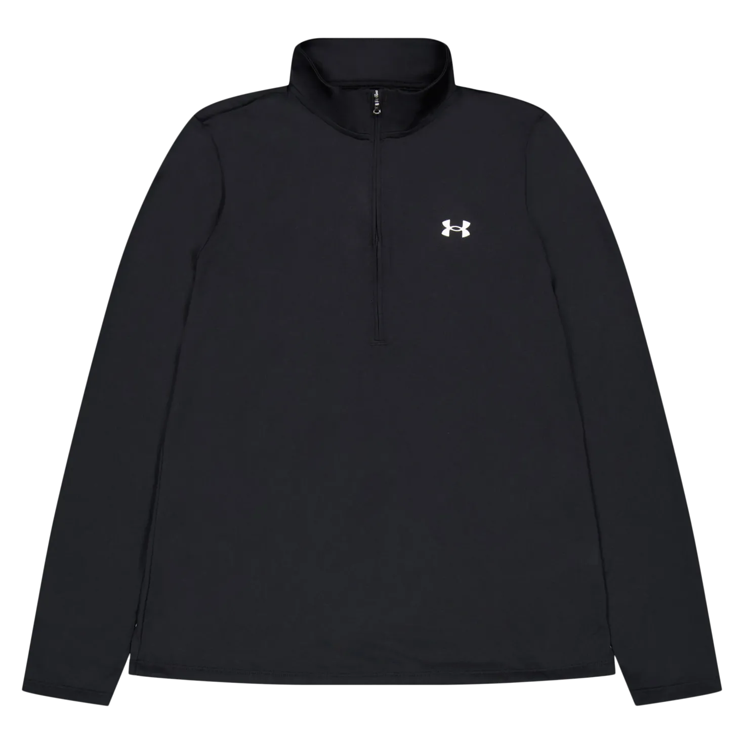Tech 1/2 Zip- Solid Black