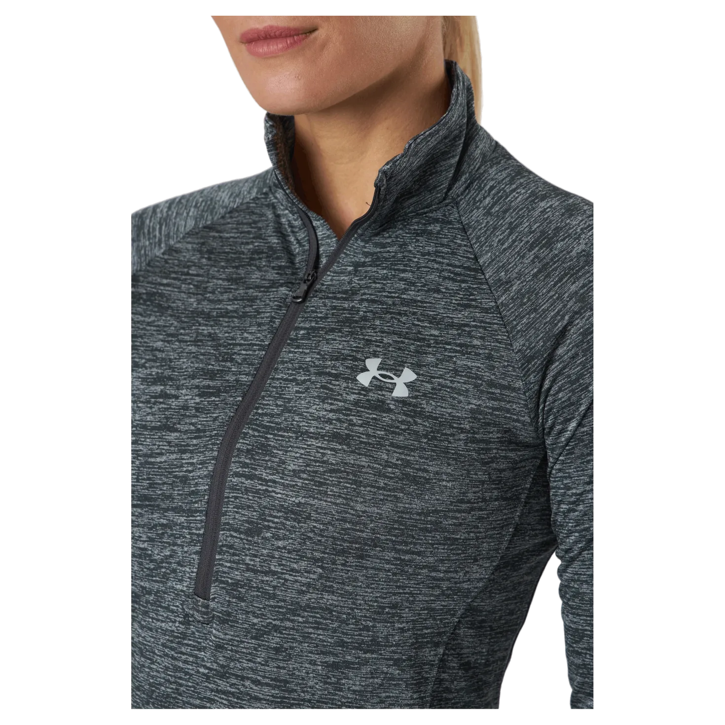 Tech 1/2 Zip - Twist Jet Gray