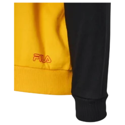 Teens Boys Lupo Blocked Hoody Black-saffron-bright White