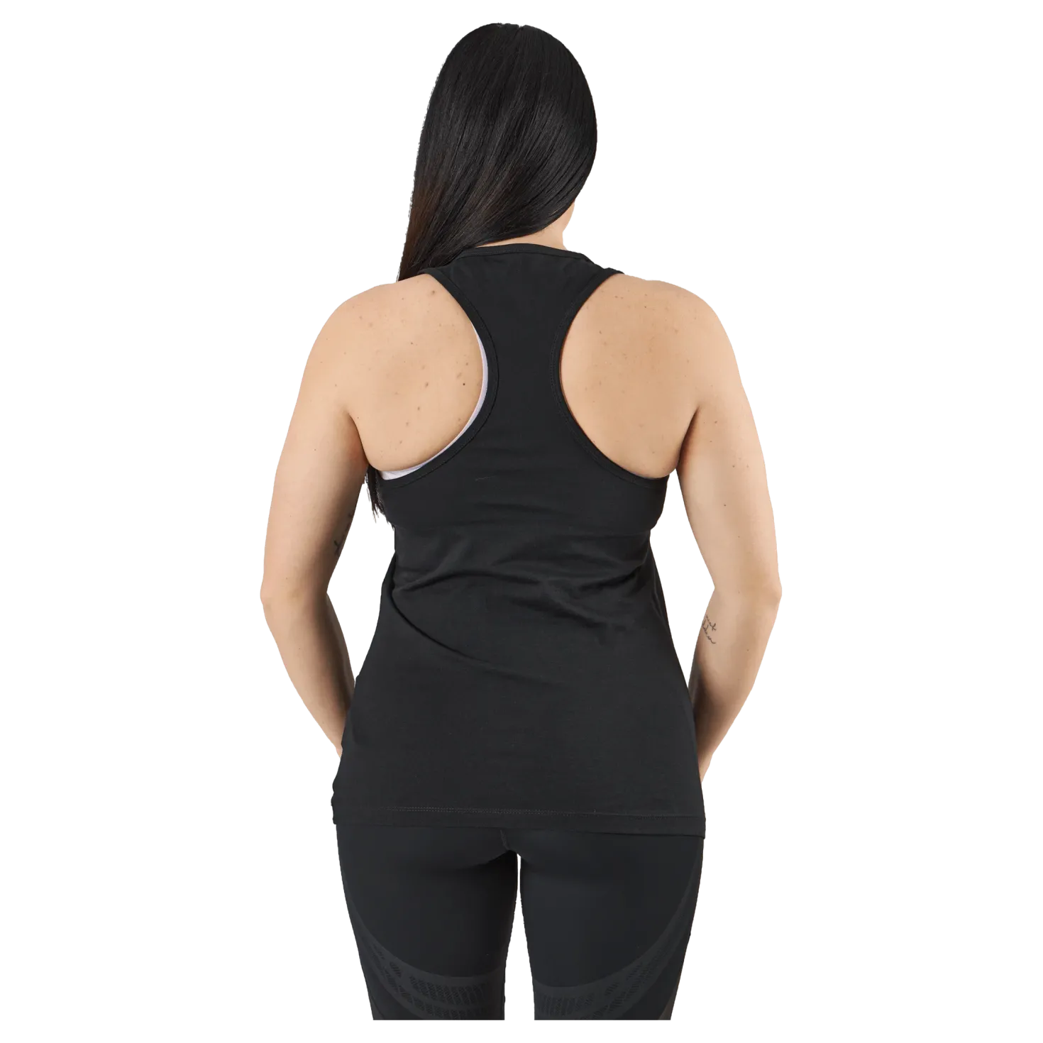 TE Graphic Vector Tank Black