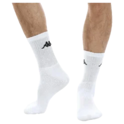 Tennis Trisper Socks 3pk White/Black