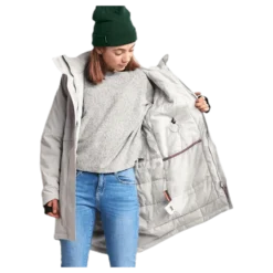 Thea Girl's Parka White