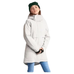 Thea Girl's Parka White