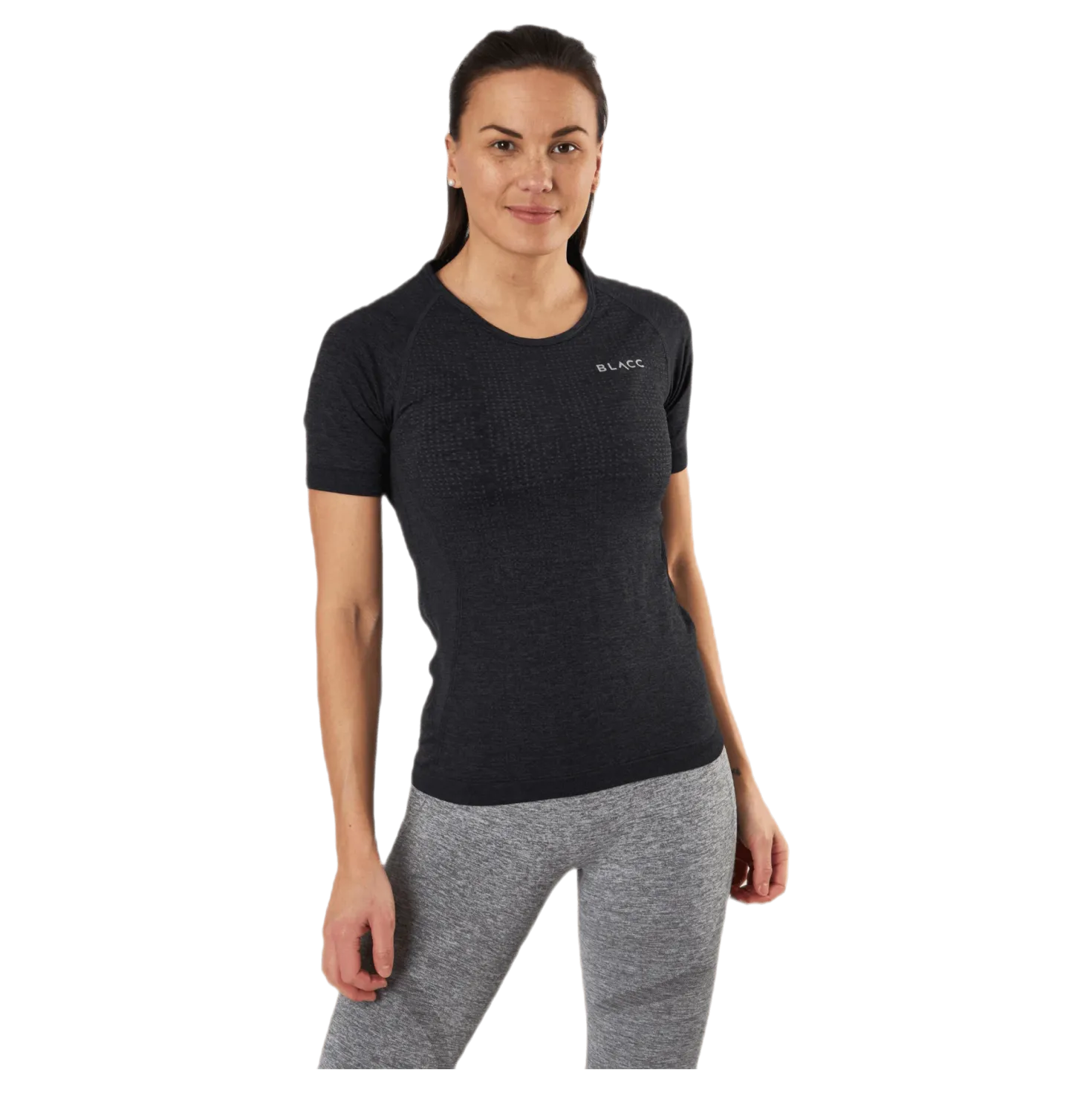 Thea Seamless Tee Black