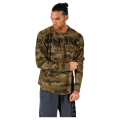Thermal gym sweater Patterned/Green
