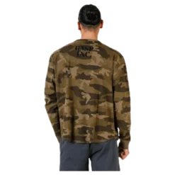 Thermal gym sweater Patterned/Green