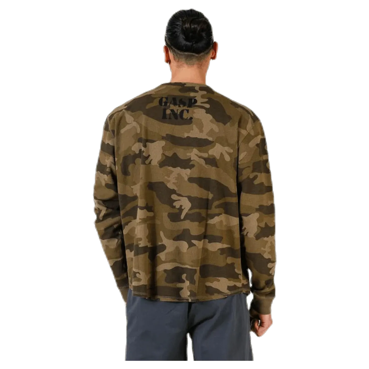 Thermal gym sweater Patterned/Green