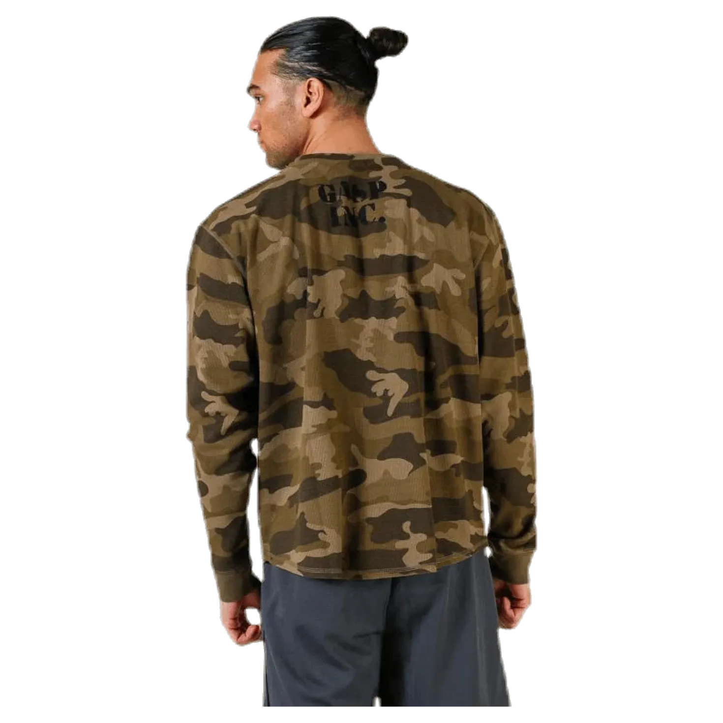 Thermal gym sweater Patterned/Green