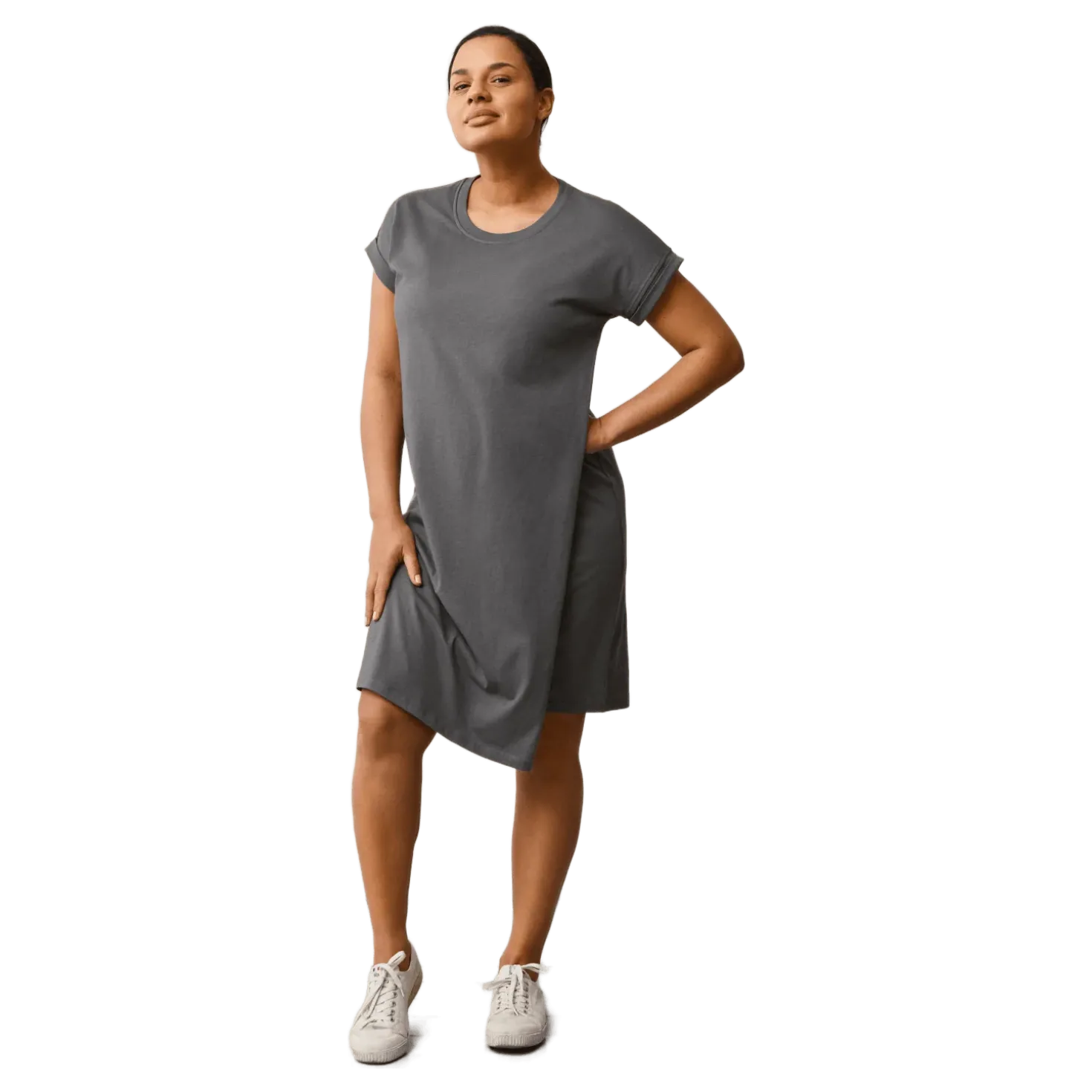 The-shirt Dress Willow Green