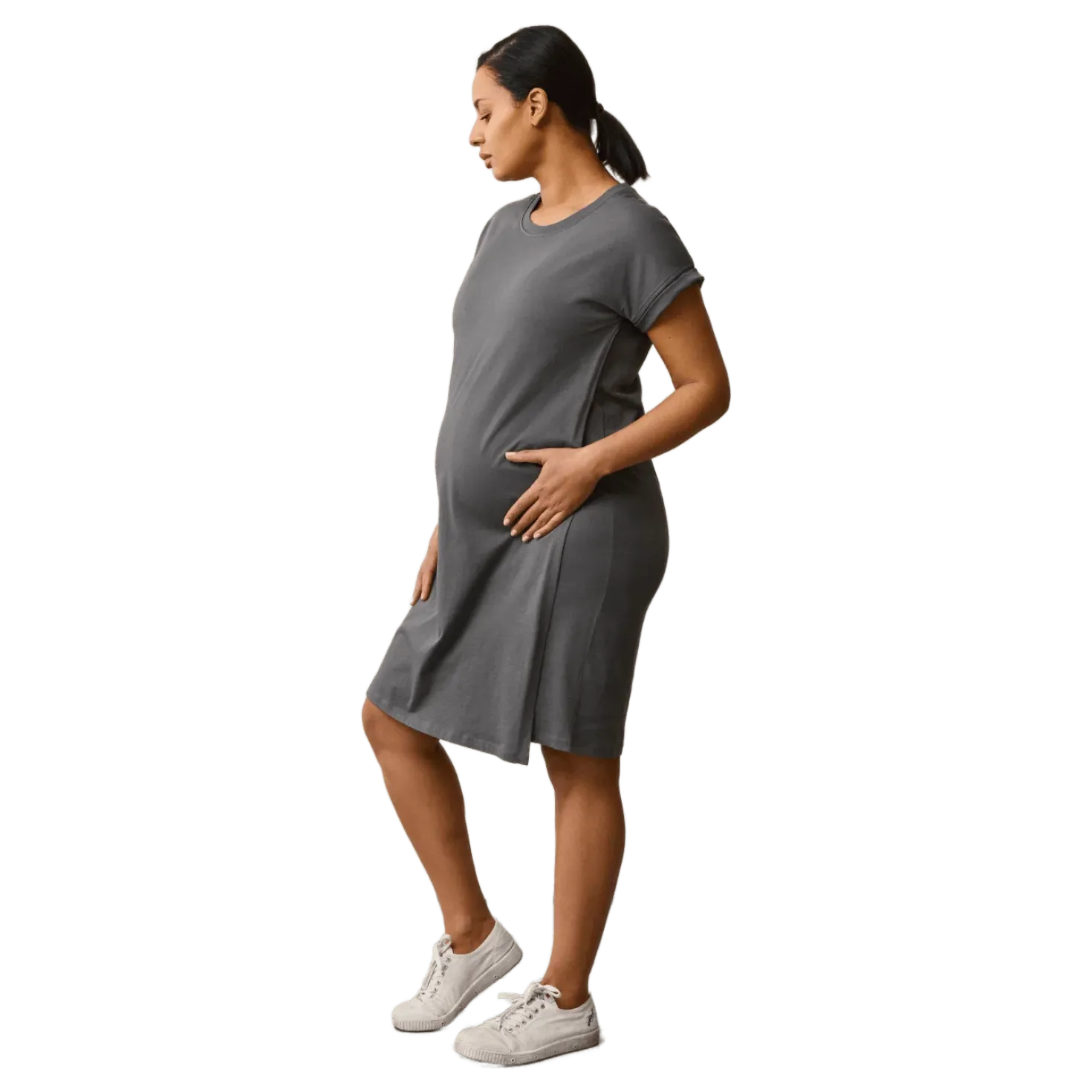 The-shirt Dress Willow Green