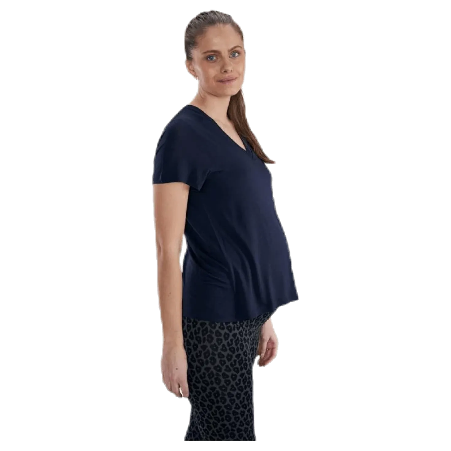 The-Shirt V-Neck Blue