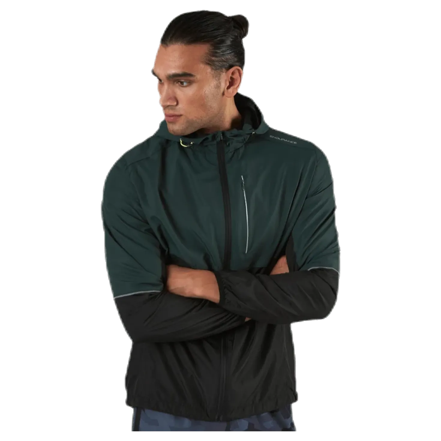 Thorow Running Jacket With Hood Green