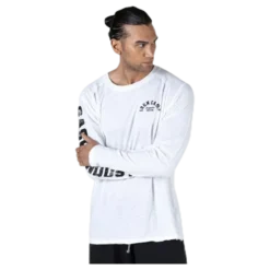 Throwback LS Tee White