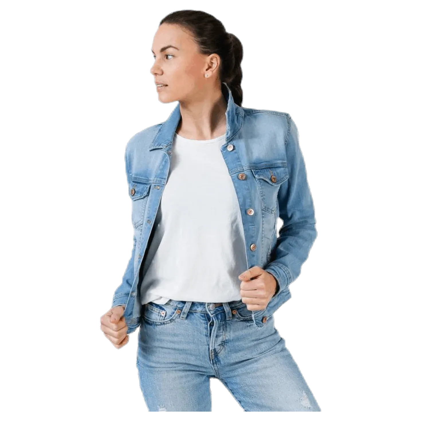 Tia Life Dnm Jacket Bb Lb Blue
