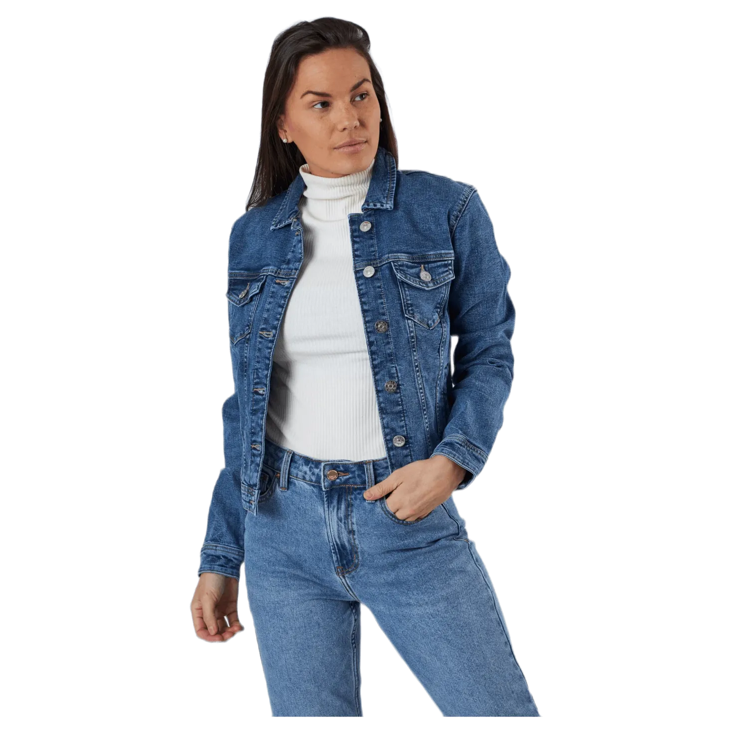 Tia Life Dnm Jacket Blue
