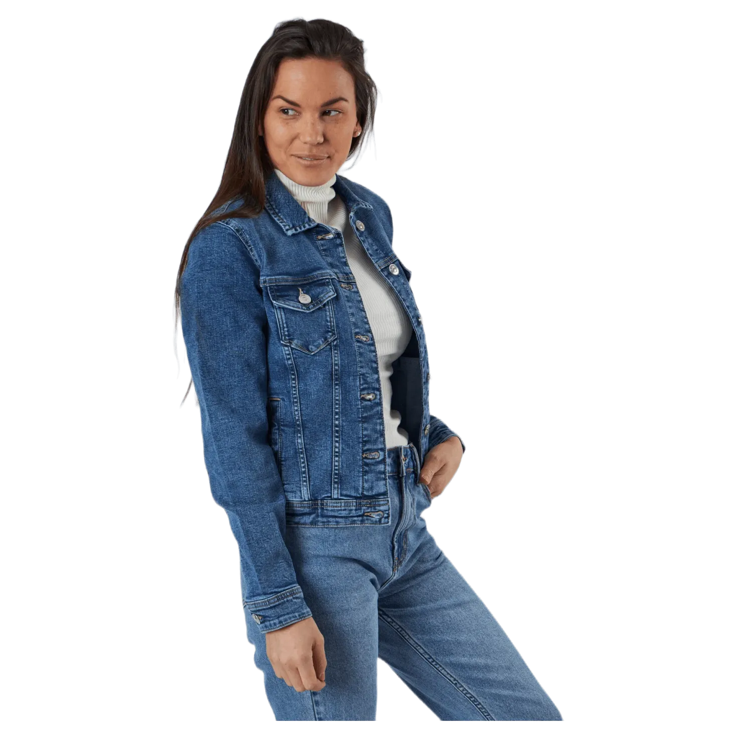 Tia Life Dnm Jacket Blue
