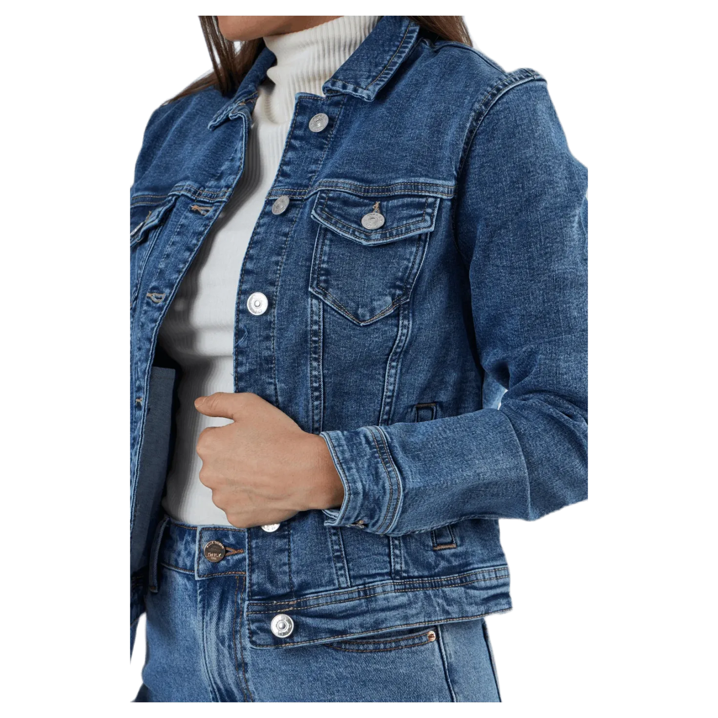 Tia Life Dnm Jacket Blue