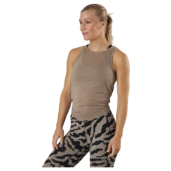 Tie Back Tank Taupe Grey