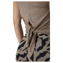 Tie Back Tank Taupe Grey