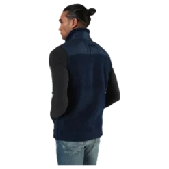 Titus Pile Vest Blue