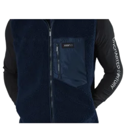 Titus Pile Vest Blue