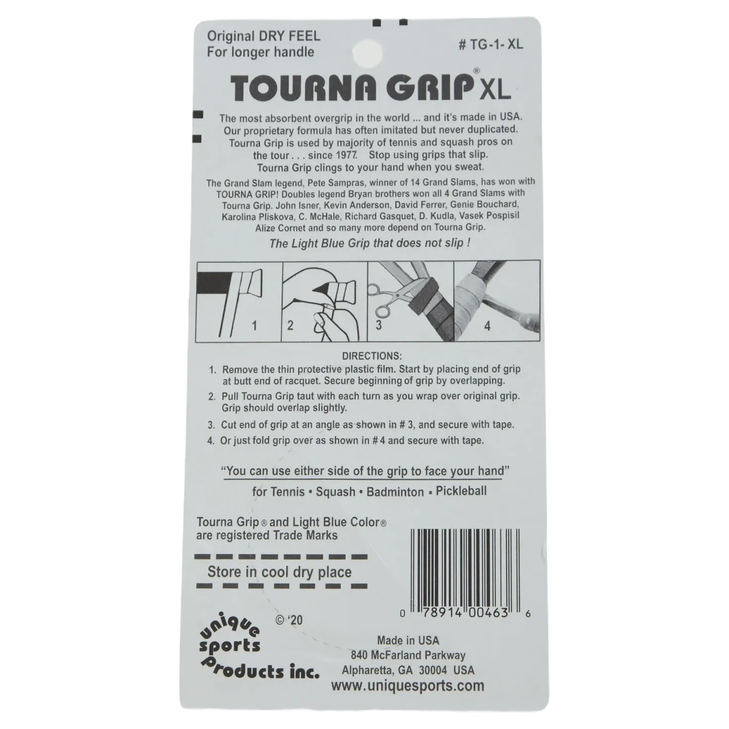 Tourna Tourna Grip Xl 3-pack Blue