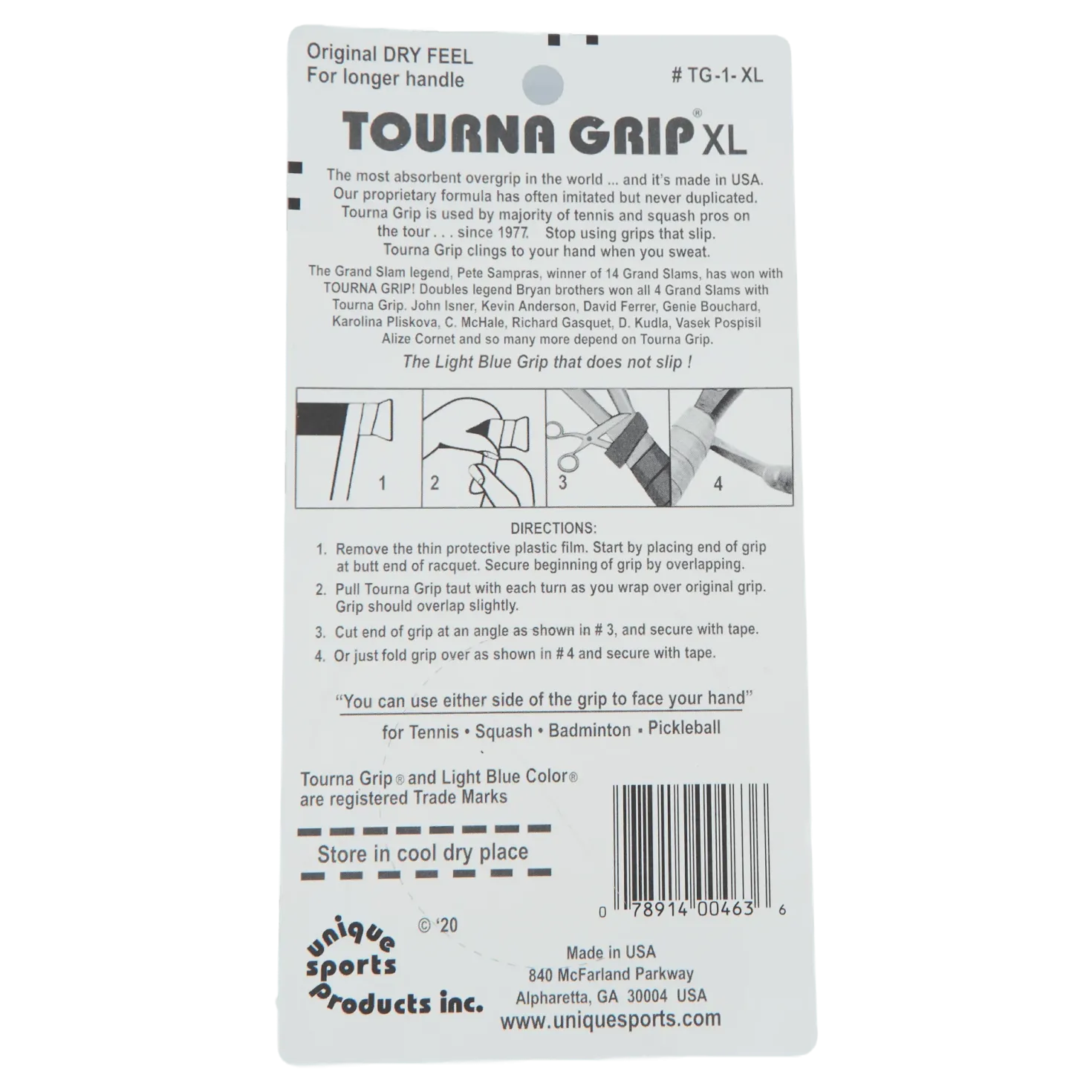 Tourna Tourna Grip Xl 3-pack Blue