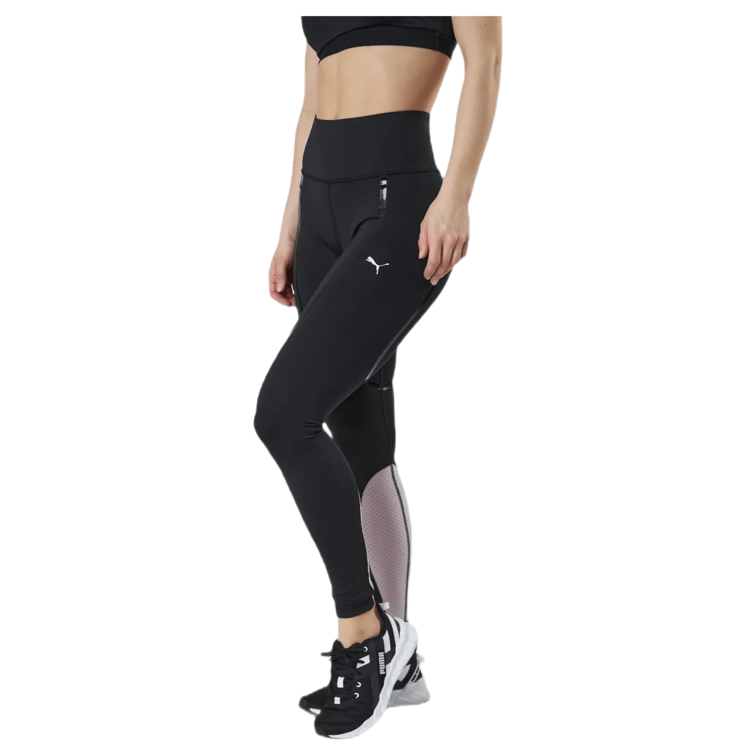 Train Bonded High Waist Full Tight Purple/Black