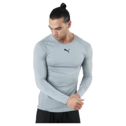 Train Formknit Seamless Ls Tee Medium Gray Heather
