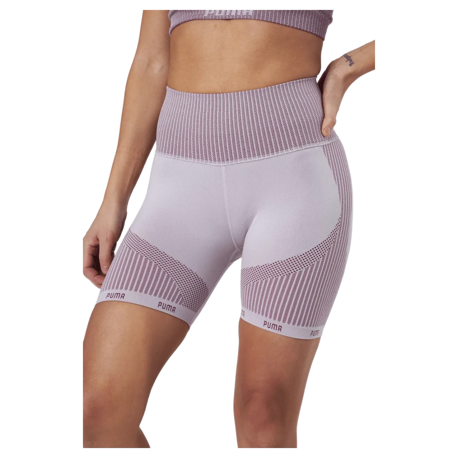 Train Formknit Seamless 5” Tig Lavender Fog-grape Wine