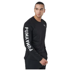 Train Logo Ls Tee Puma Black