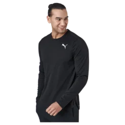 Train Logo Ls Tee Puma Black