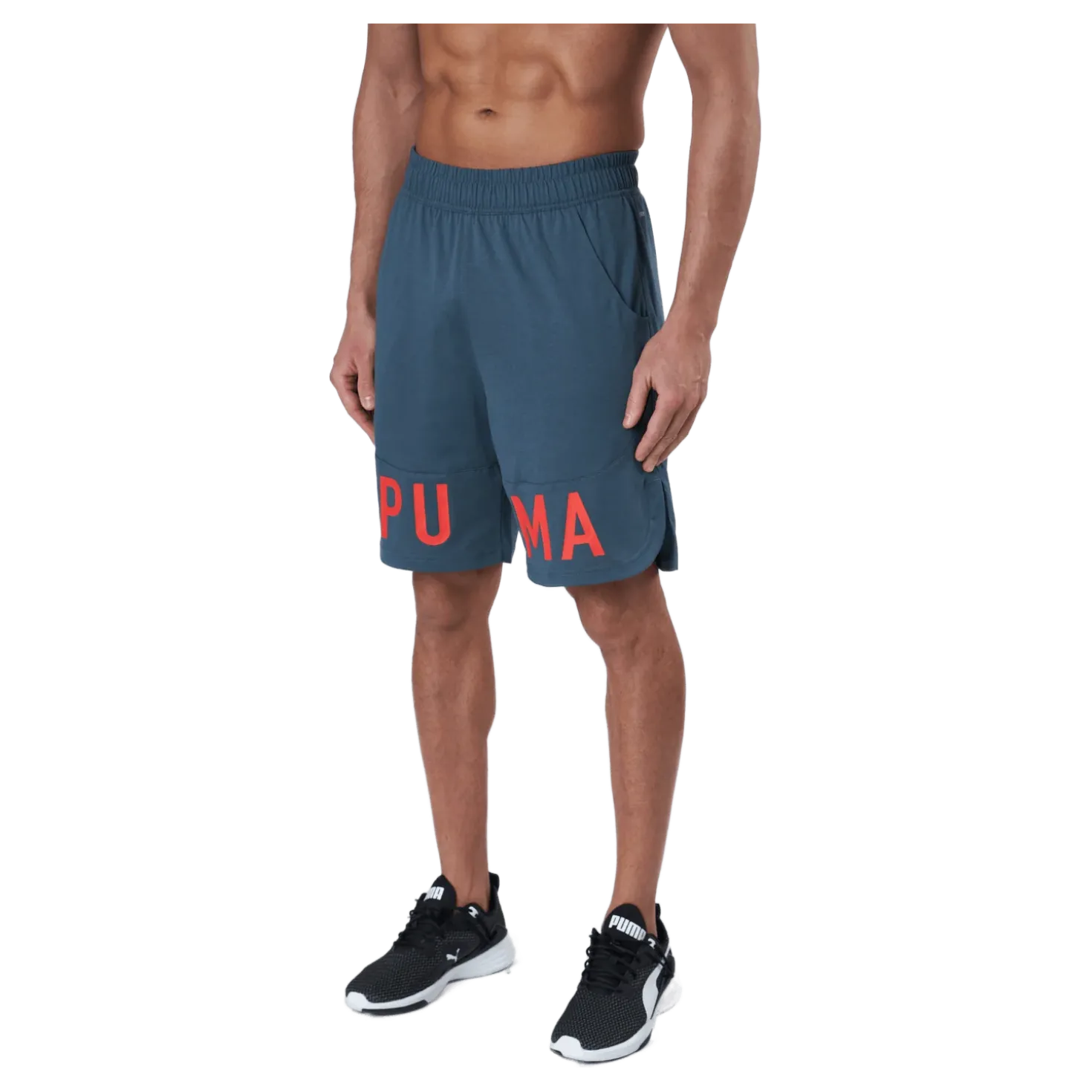 Train Logo 9" Short Dark Slate
