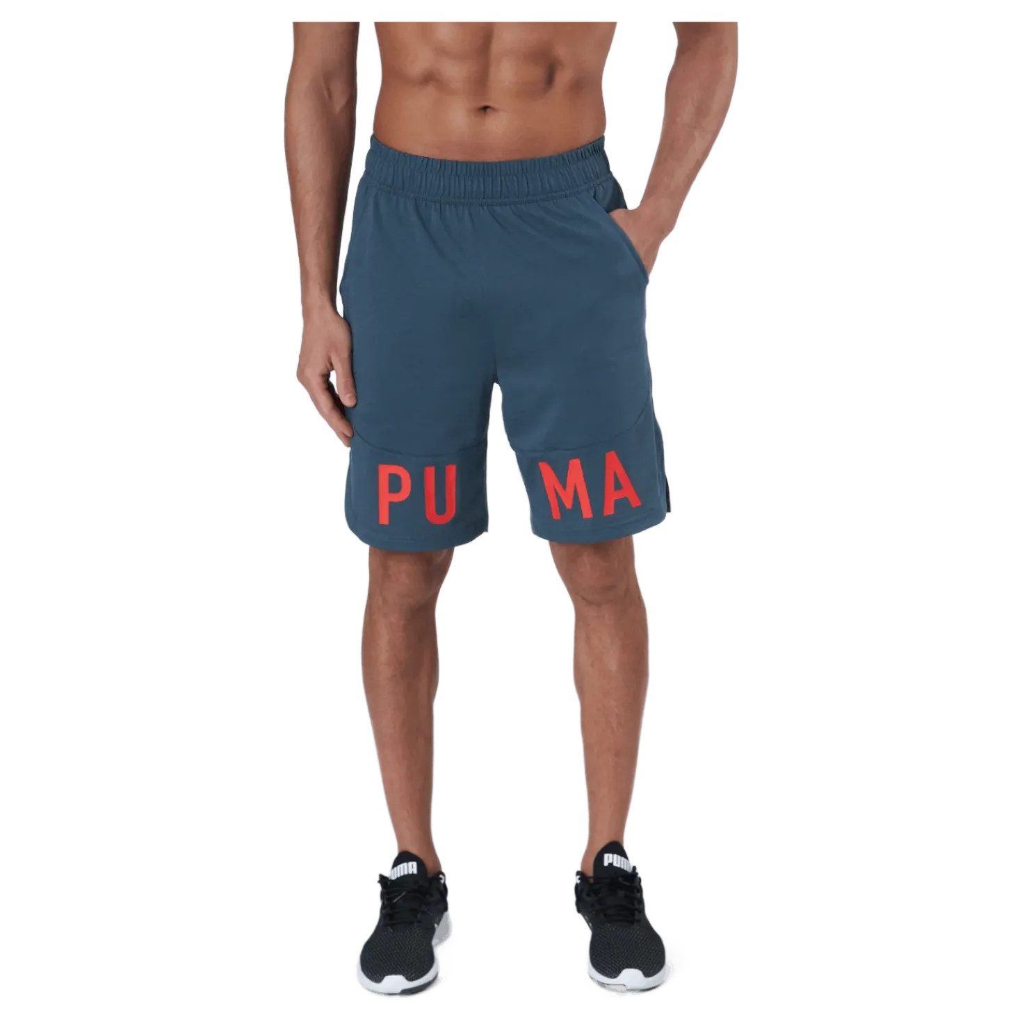 Train Logo 9" Short Dark Slate