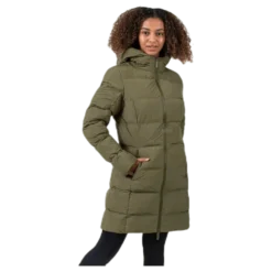 Transit Insulation Longline Jacket Green