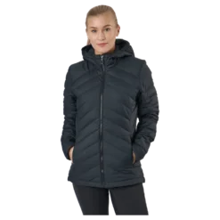 Transition Down Hoodie W Black