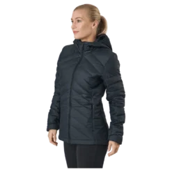 Transition Down Hoodie W Black