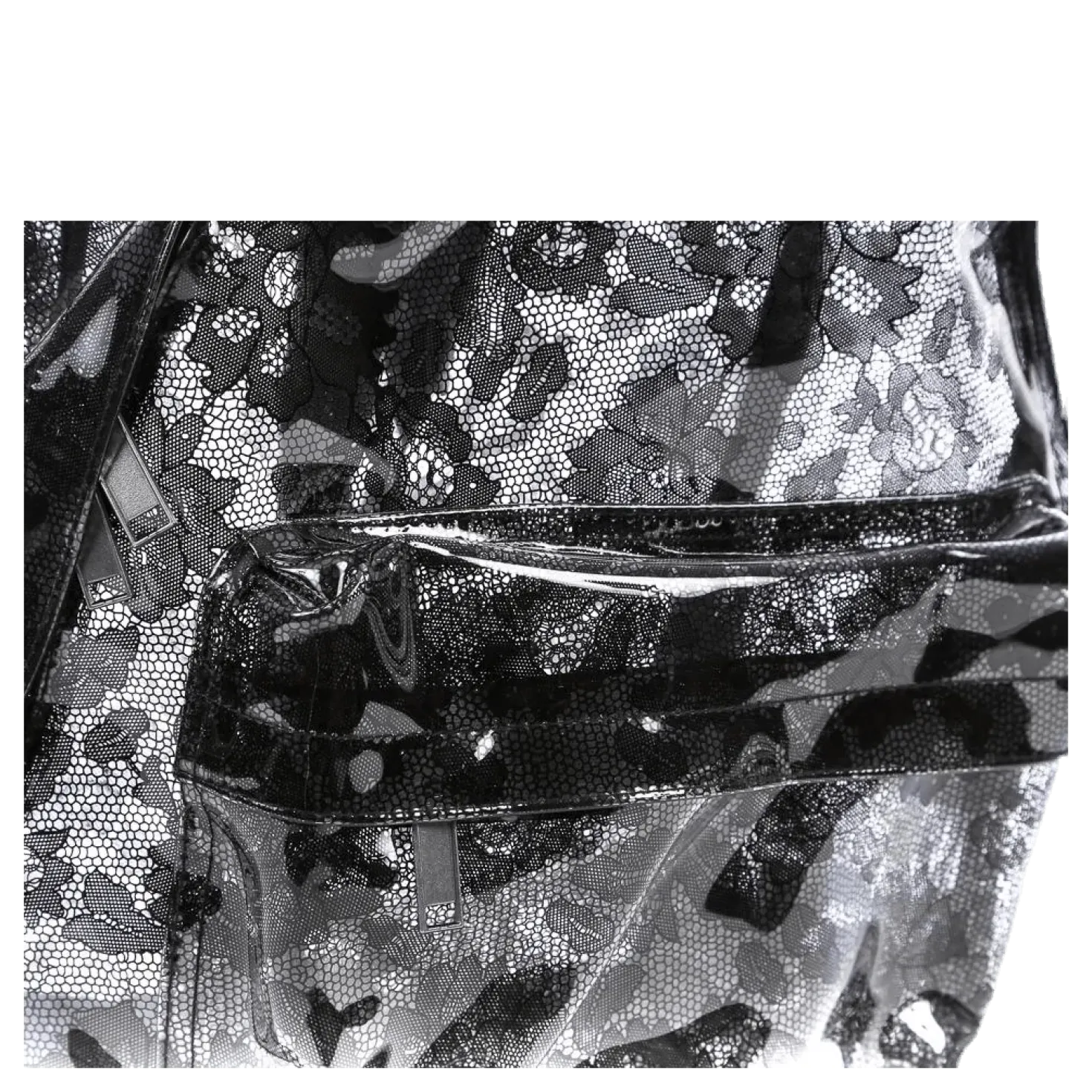 Transparent Lace Black