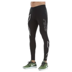 TR2 Compression Tights Black/Silver