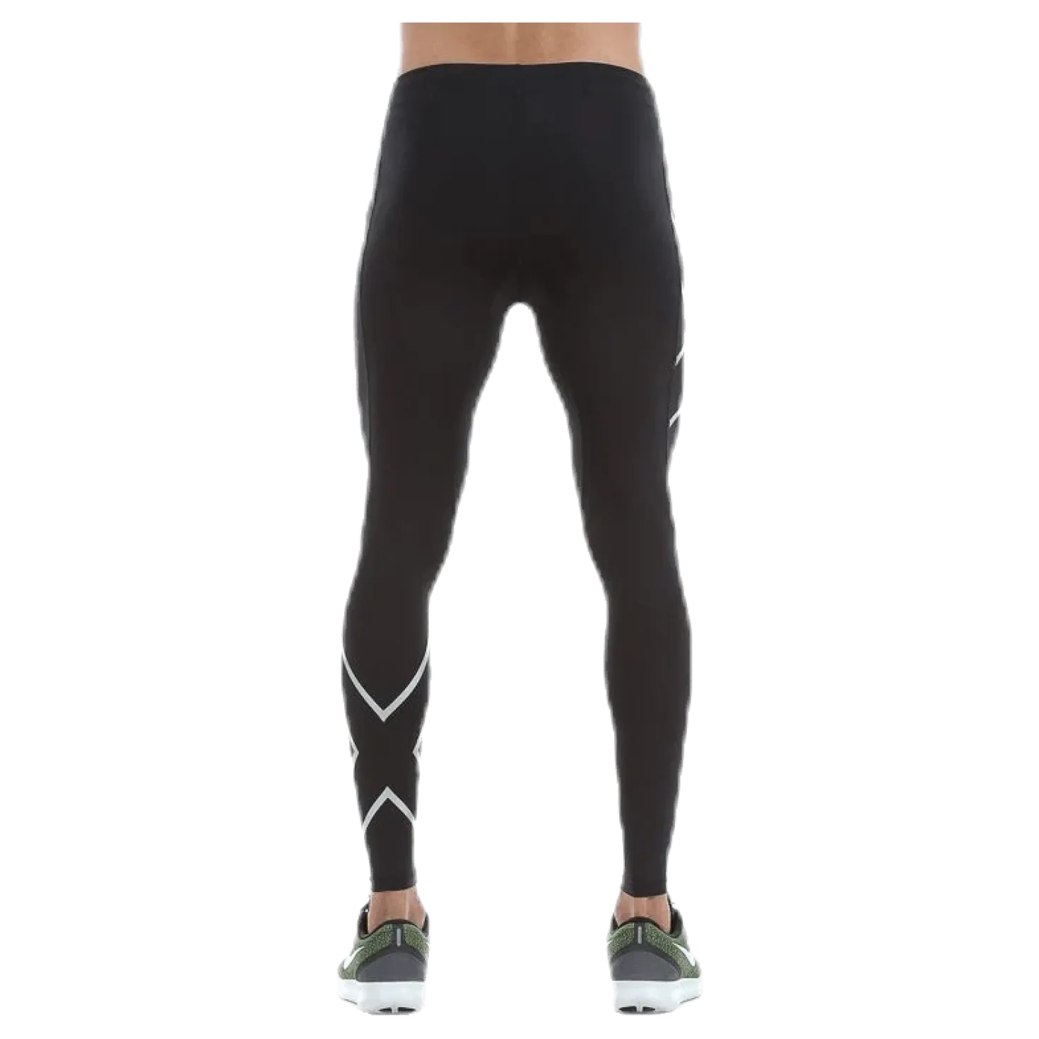 TR2 Compression Tights Black/Silver