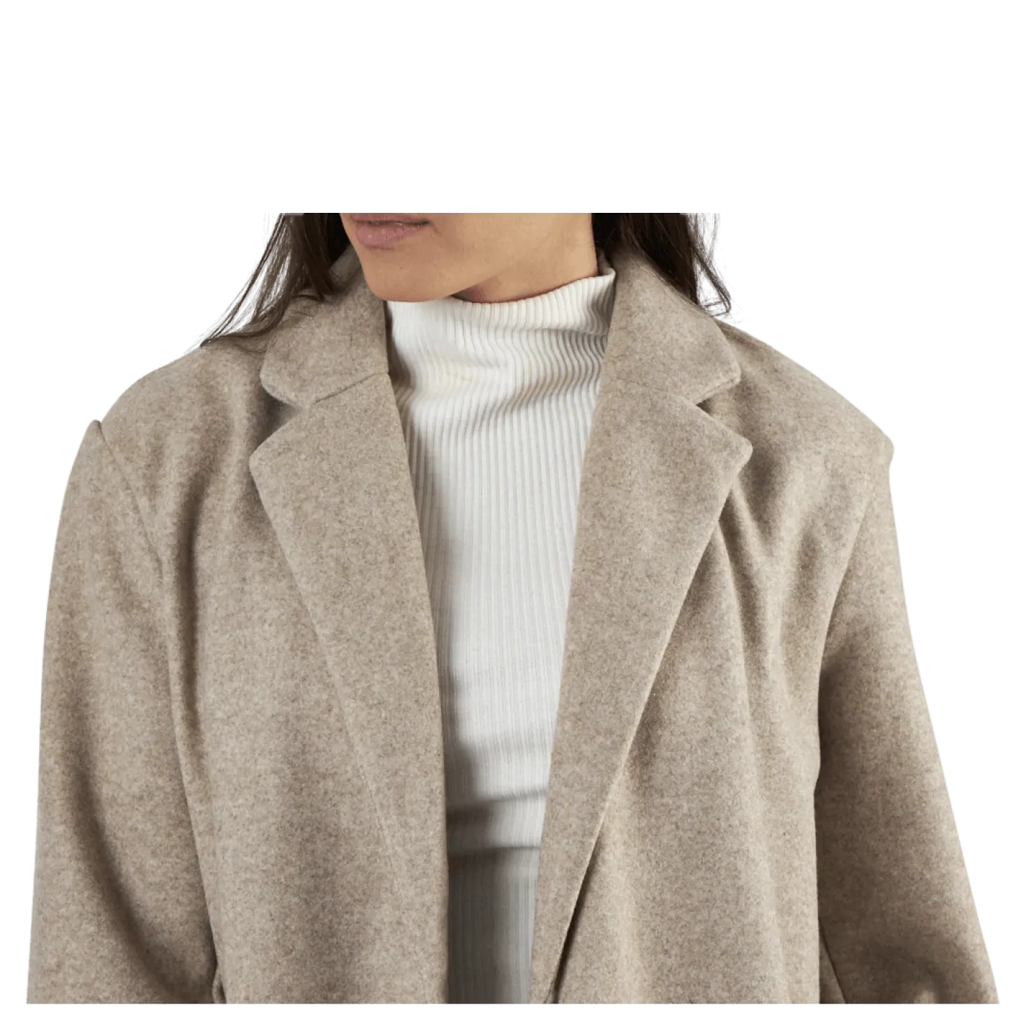 Trillion Belt Coatigan Pnt Beige