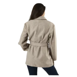 Trillion Belt Coatigan Pnt Beige