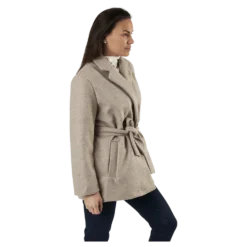Trillion Belt Coatigan Pnt Beige