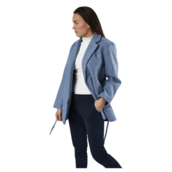 Trillion Belt Coatigan Pnt Blue