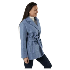 Trillion Belt Coatigan Pnt Blue