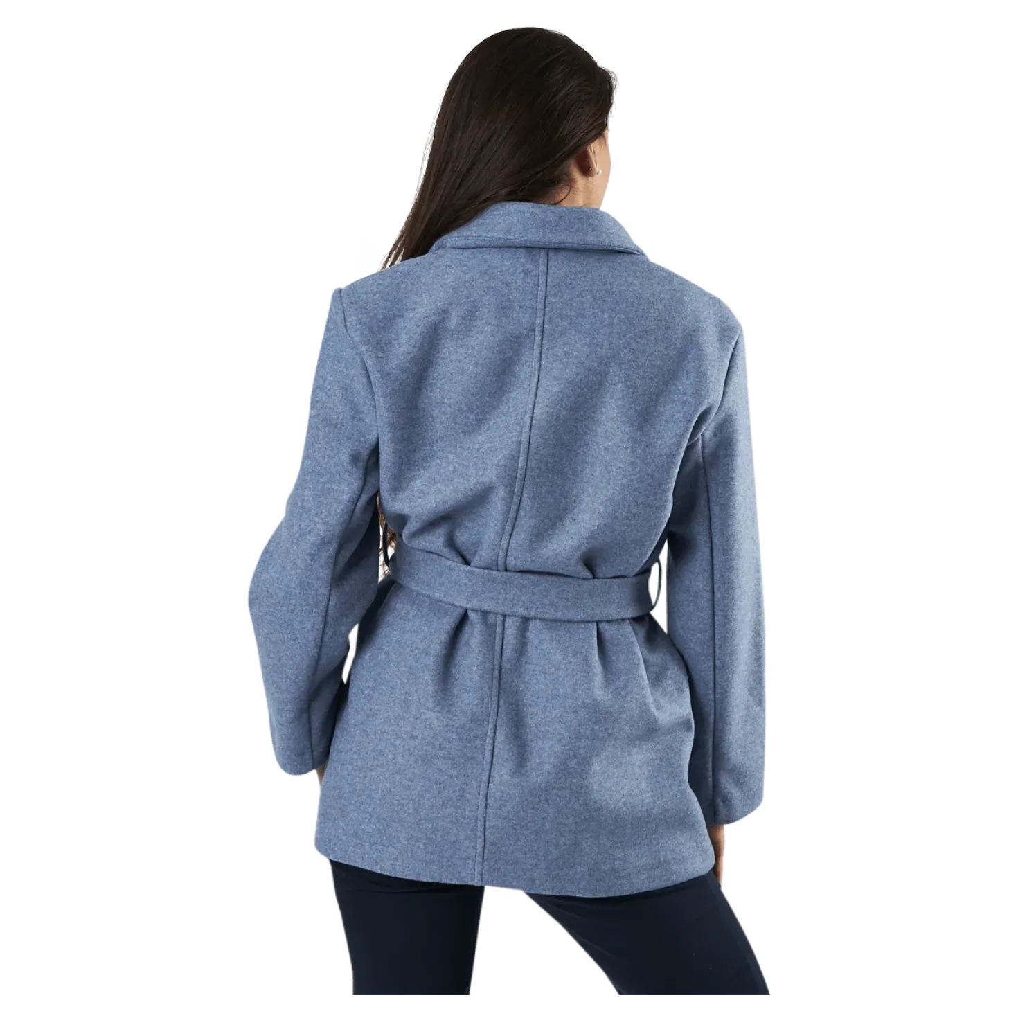 Trillion Belt Coatigan Pnt Blue