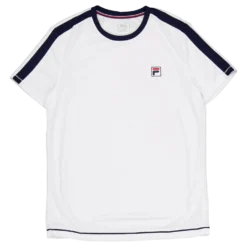 T-shirt Elias White/navy