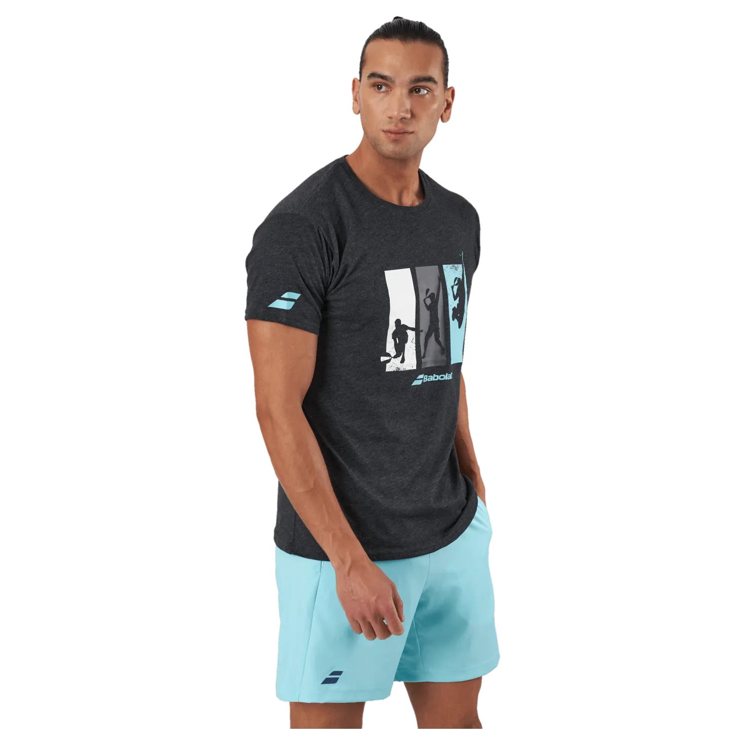 T-shirt Padel Cotton Black